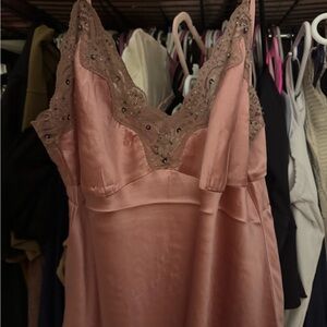 Gold Hawk - Pink Print Lace Cami
100% Silk, NWT
